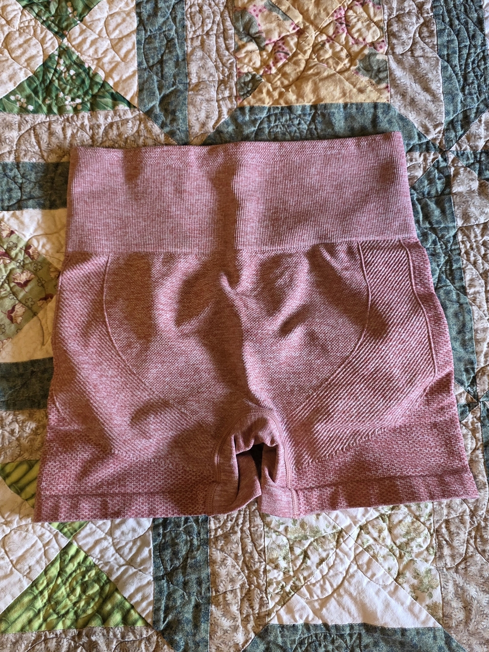 Seamless High-Waist Shaping Shorts - Pink